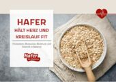 Hafer hält Herz und Kreislauf fit