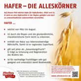 Jetzt wieder verfügbar - Feldrandschilder für den Haferanbau