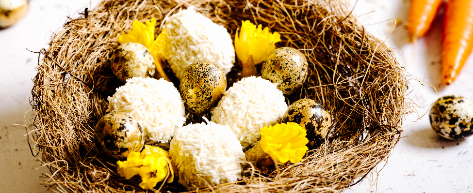 Granola-Eier mit Haferflocken