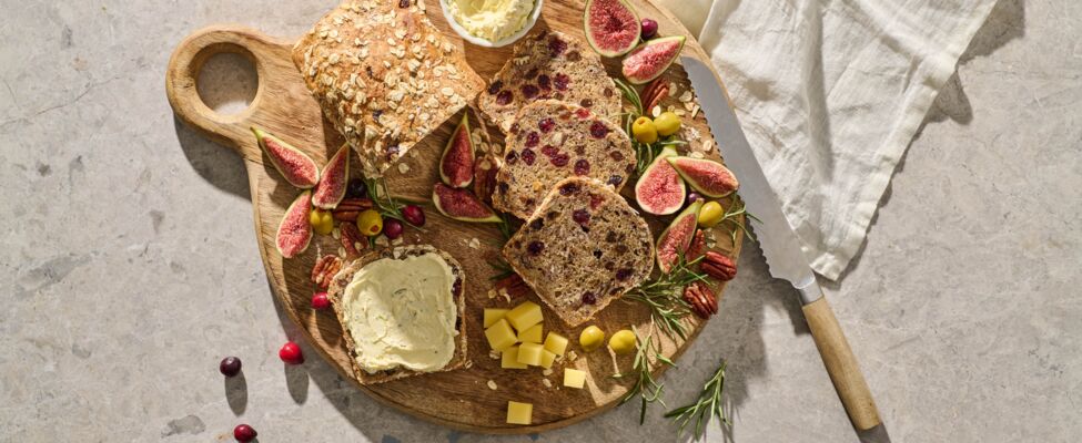 Haferbrot mit Früchten 