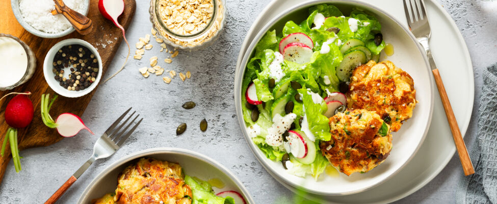 Hafer-Brezel-Käseknödel