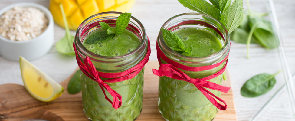 Grüner Power-Smoothie